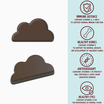 Cocoa Power Kids Multivitamin Chocolate – Delicious Vitamins A, C & D for Immune Support MVC1690 Cocoa Power Chocolate